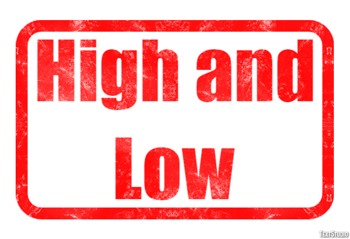 High and Low Efekt tekstowy