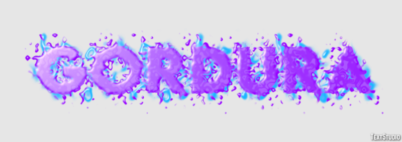Gordura Effet de Texte
