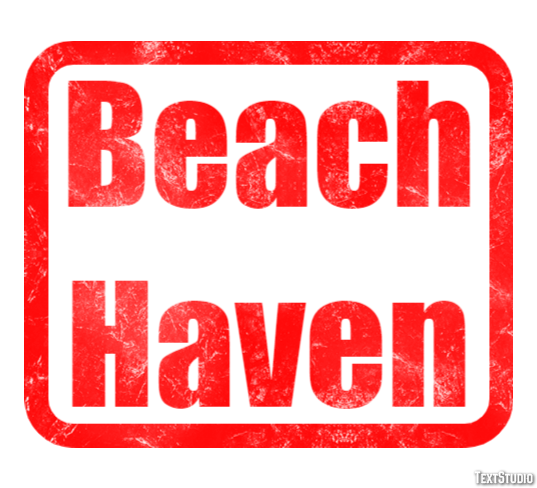Beach Haven Эффект текста