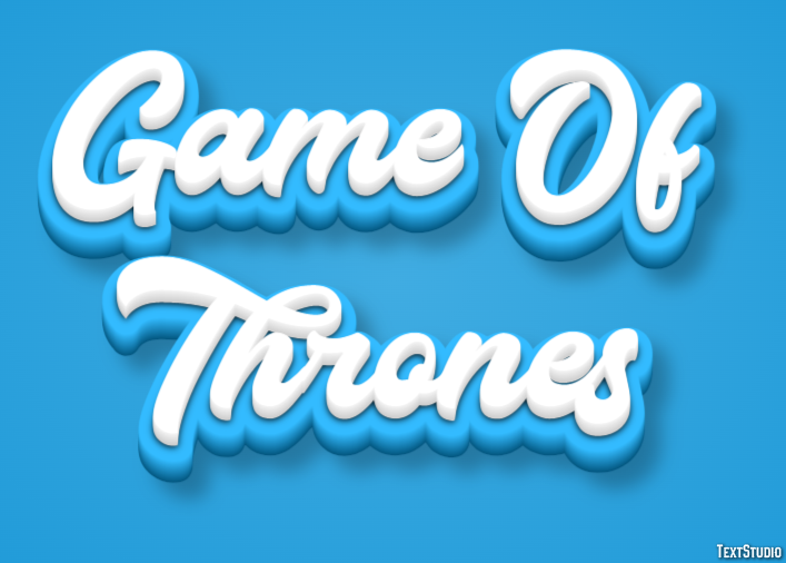 Game Of Thrones Texteffekt