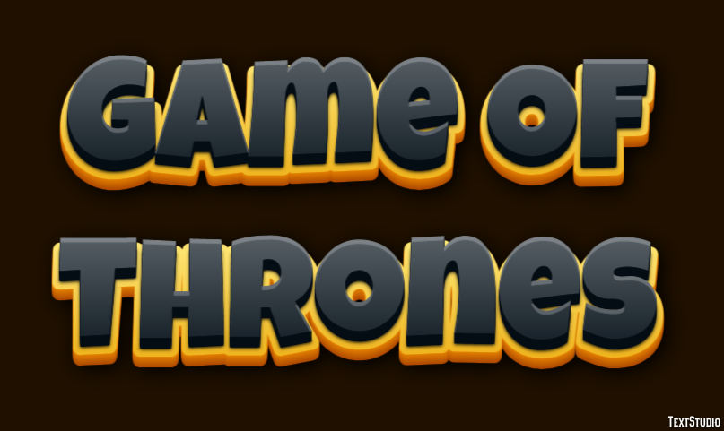 Game Of Thrones Texteffekt