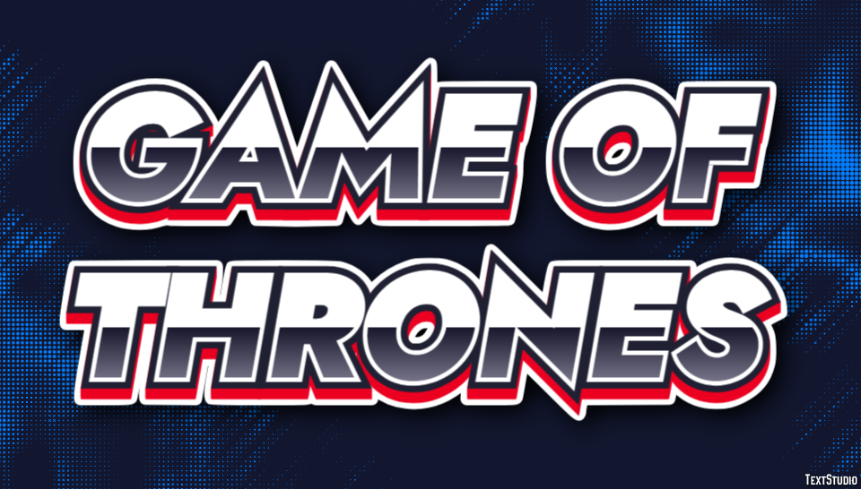 Game Of Thrones Texteffekt