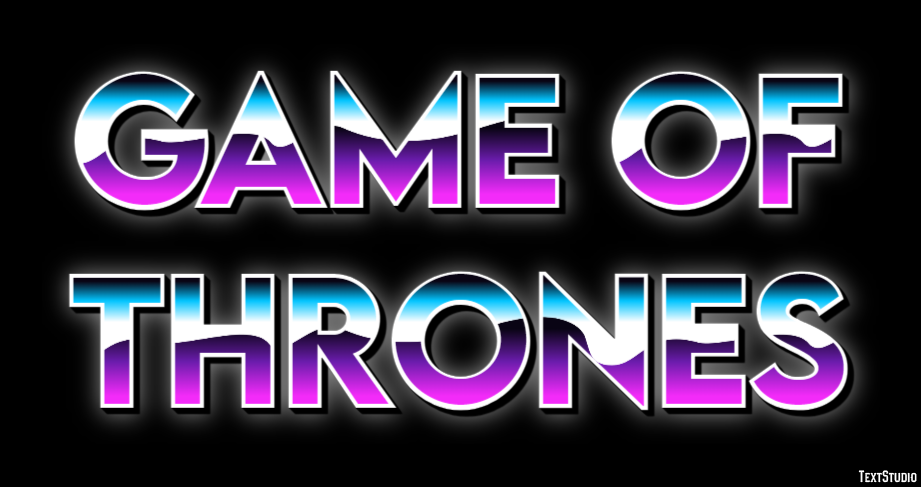 Game Of Thrones Texteffekt