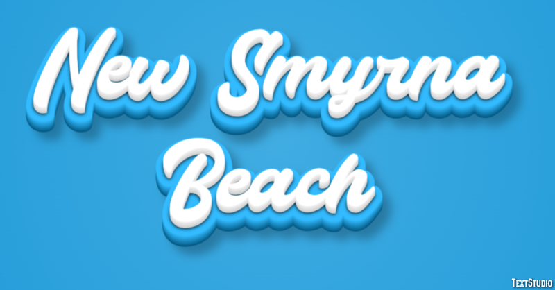 New Smyrna Beach Metin Efekti