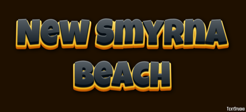 New Smyrna Beach Effetto testo