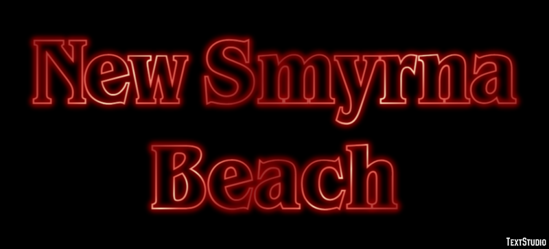 New Smyrna Beach Effetto testo