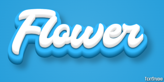 Flower Text Effect
