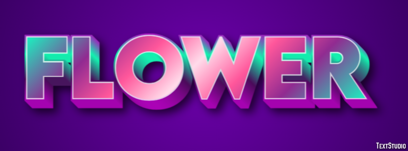 Flower Text Effect