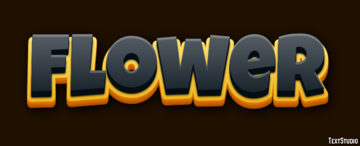 Flower Text Effect