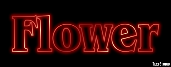 Flower Text Effect