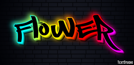 Flower Text Effect