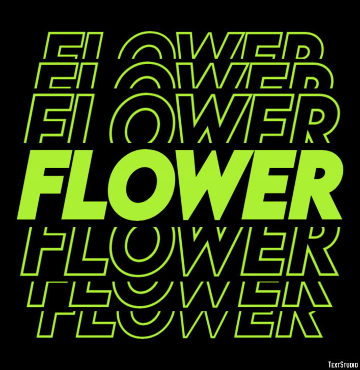Flower Text Effect
