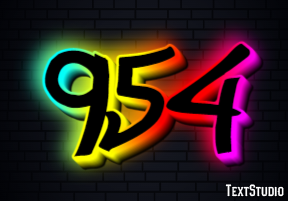 954 Texteffekt