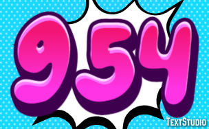 954 Text Effect