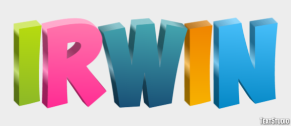 Irwin Text effect