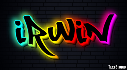 Irwin Text effect
