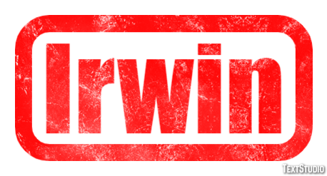 Irwin Text effect