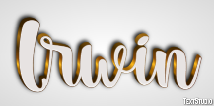 Irwin Text effect