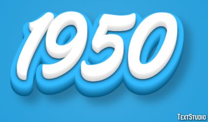 1950 Text Effect