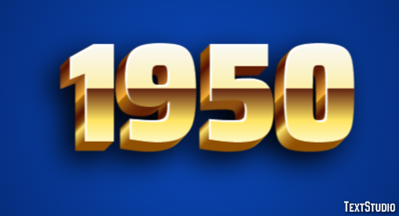 1950 Effetto testo