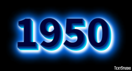 1950 Text Effect