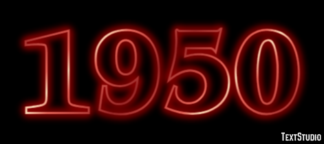 1950 Text Effect