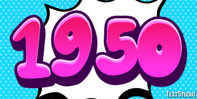 1950 Text Effect