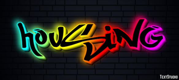 Housing Text Effect