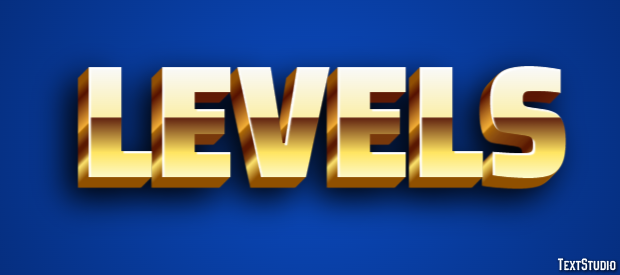 Levels テキスト効果