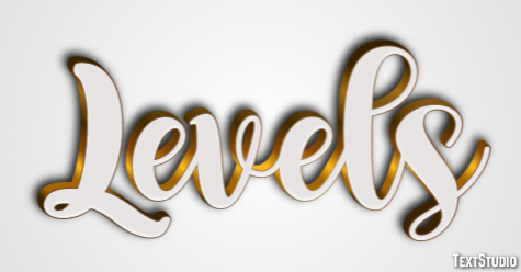 Levels Tekst Effect