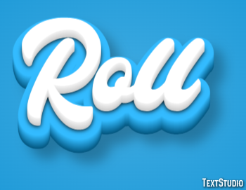 Roll Text Effect