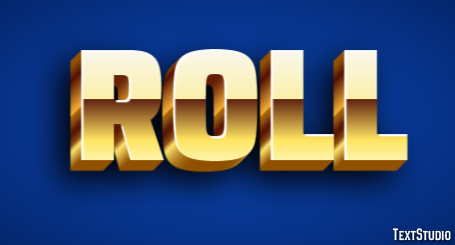 Roll Text Effect