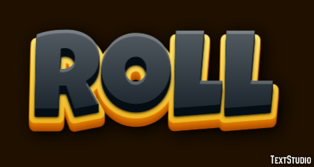 Roll Text Effect