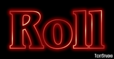 Roll Text Effect