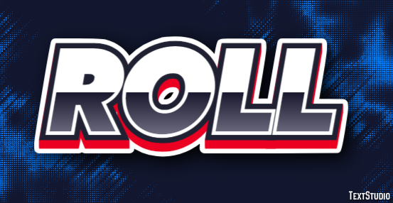 Roll Text Effect