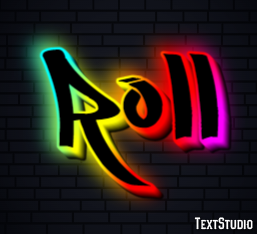 Roll Text Effect