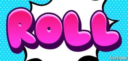 Roll Text Effect