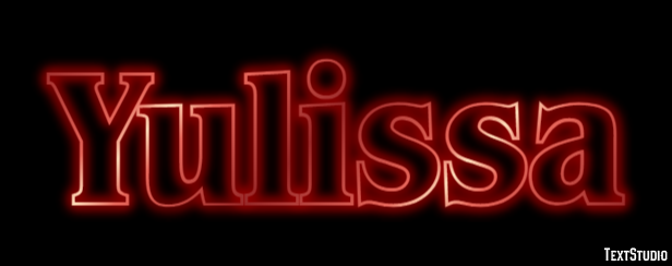 Yulissa Text Effect
