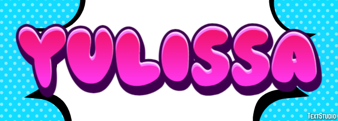 Yulissa Text Effect
