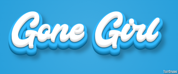 Gone Girl Text effect