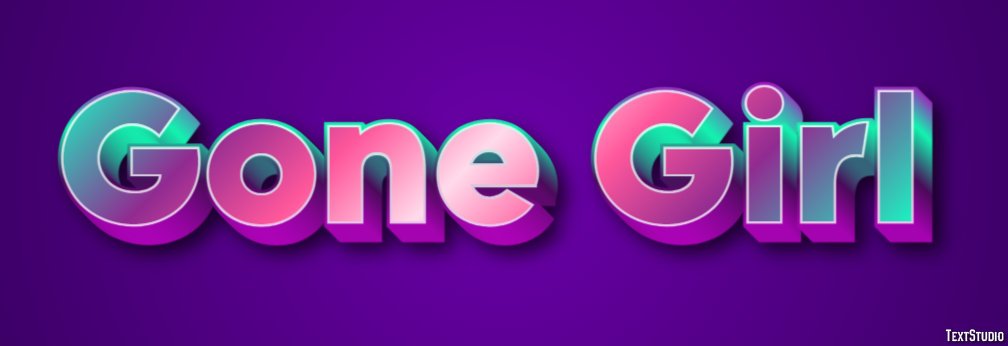Gone Girl Texteffekt