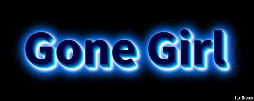 Gone Girl Text effect