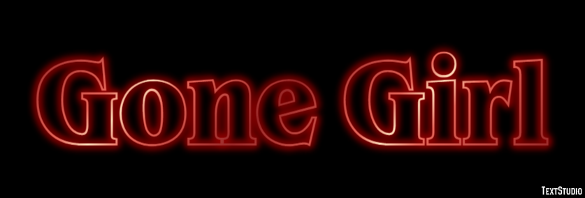 Gone Girl Text effect