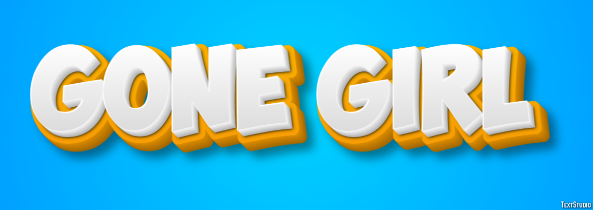 Gone Girl Texteffekt