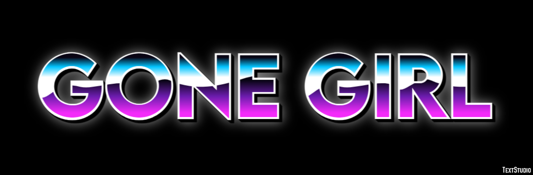 Gone Girl Texteffekt
