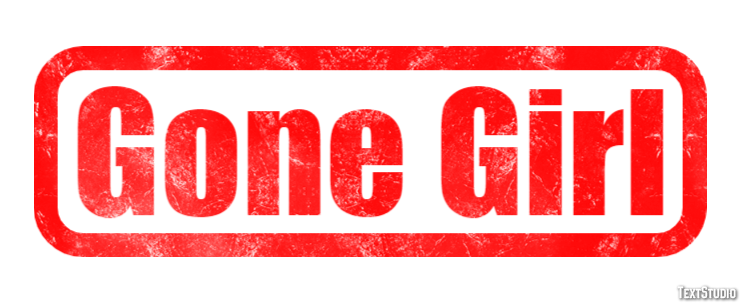 Gone Girl Texteffekt