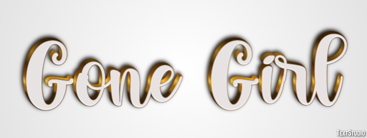 Gone Girl Texteffekt