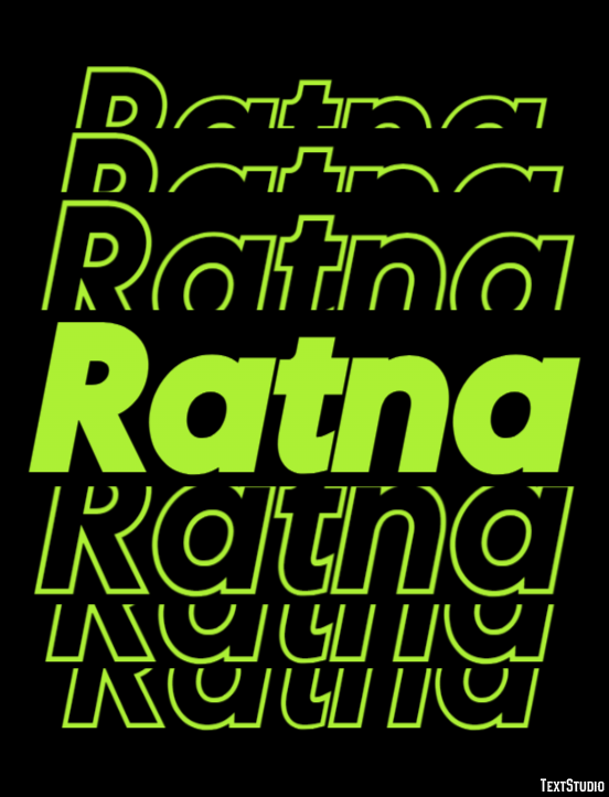 Ratna Texteffekt