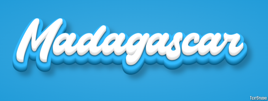 Madagascar Text Effect