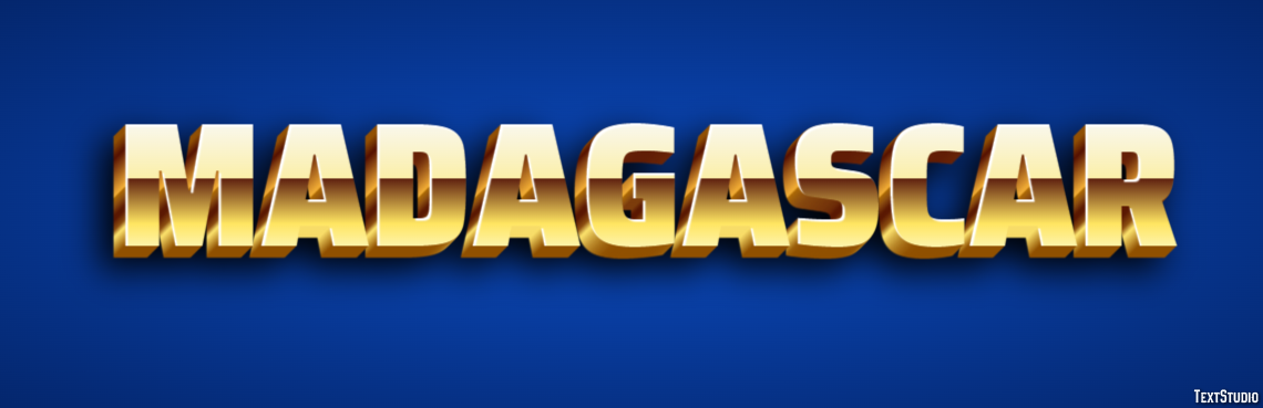 Madagascar Text effect